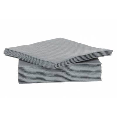 Ct Prof Serviette Tt S40 25x25cm Gris. Papier Textiel-touch  Cosy & Trendy for Professionals