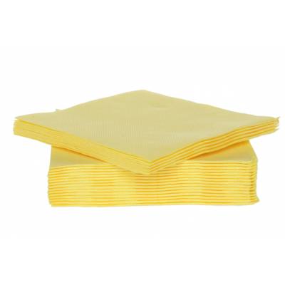 Ct Prof Serviette Tt S40 25x25cm Jaune Papier Textiel-touch  Cosy & Trendy for Professionals