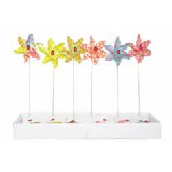 WINDMOLEN COLOR BLOEMEN D9CM L26CM SET12 