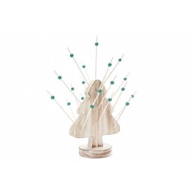 Aperoset Arbre  Incl 25 Baton 14x10x21 Bois  Cosy @ Home