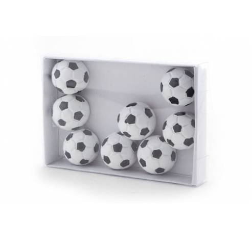 DECORATIE VOETBAL SET8 9.5X6.3X1.5CM  Cosy @ Home