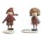 Theelichthouder Lily Kids 2ass Rood Brui N Resine 10x7xh15cm 