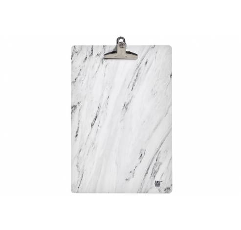 BORD MET CLIP MARMERLOOK WIT 23X35.3X4CM  Cosy @ Home