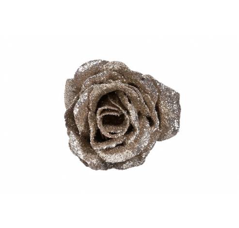 Rose S Clip Champagne Scintil  7x7x9cm   Cosy @ Home