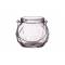 Lantaarn Geometr Glas Mauve 12.3x12x10.5  
