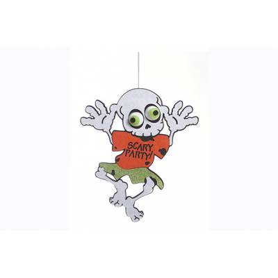 Hanger Skelet Scary Party Vilt 39x45cm   Cosy @ Home