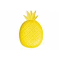 Ananas Bordje Geel Hout 19x30xh3cm  