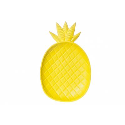 Ananas Bordje Geel Hout 19x30xh3cm   Cosy @ Home