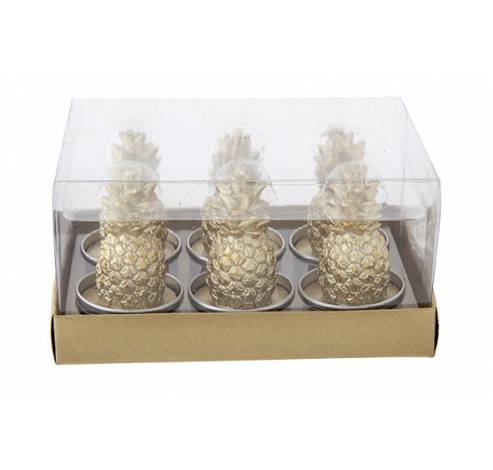 THEELICHT ANANAS SET6 GOUD  Cosy @ Home