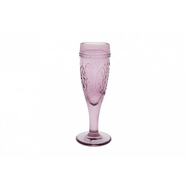 Cosy @ Home Victoria Pink Wijnglas 12cl D7,5xh20cm 