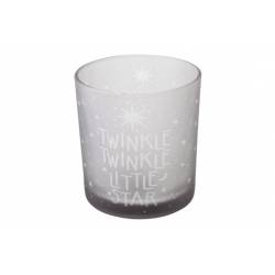 Cosy @ Home THEELICHTH TWINKLE TWINKLE GREY D7X8CM 