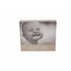Cosy @ Home Fotokader Natuur Hout 15x3,5xh13cm Happy Time 