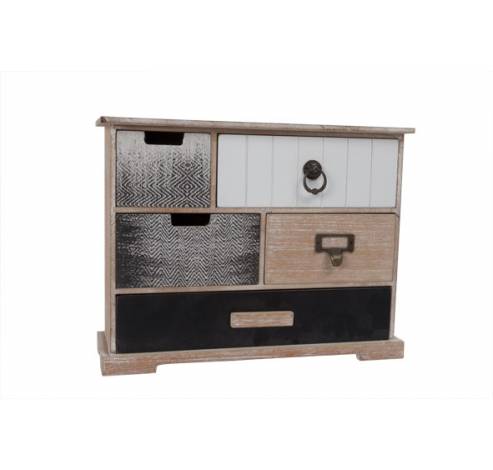 Ethnic Bw Ladenkast 35x11x27cm Hout  Cosy @ Home