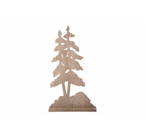 BOOM OP VOET  NATUUR HOUT 63X10XH113CM  Cosy @ Home