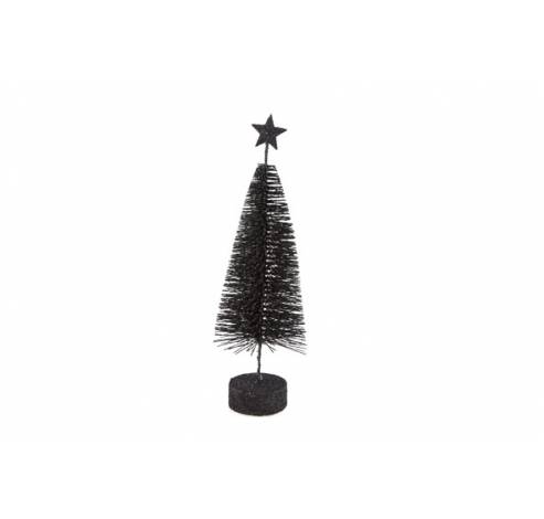BOOM OP VOET ZWART KUNSTSTOF 8H23 STAR  Cosy @ Home