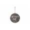 Hanger Ornament Grijs Hout D15 Glitter ''c'est Bientot Noel'' 
