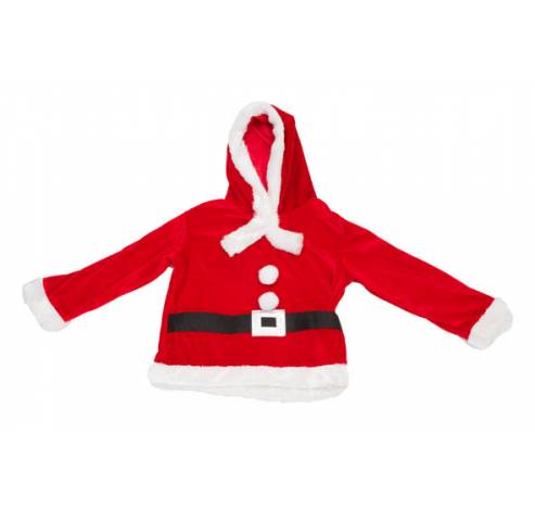 KERSTMANPAK ROOD WIT TEXTIEL L65 B23,5 D  Cosy @ Home