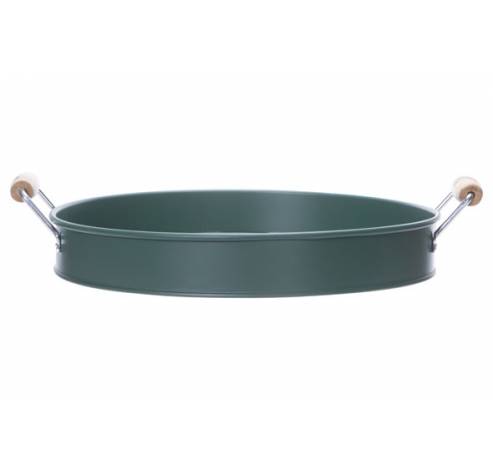 Coupe Vert Mousse D30xh4,5cm Rond Metal   Cosy @ Home