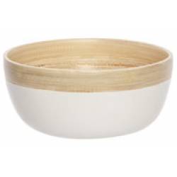Cosy @ Home BOWL MAT WIT 15X15XH7CM OVAAL BAMBOE 