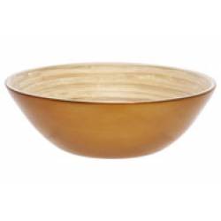 Cosy @ Home Bowl Goud 20x20xh7cm Rond Bamboe  