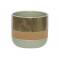 Bloempot Cork - Wood Groen 16,5xh14,4cm Rond Dolomiet 