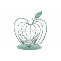 Cosy @ Home POMME 1X GLASS CUP D6,5-H5CM VERT 10X9XH 