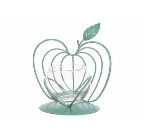 POMME 1X GLASS CUP D6,5-H5CM VERT 10X9XH  Cosy @ Home