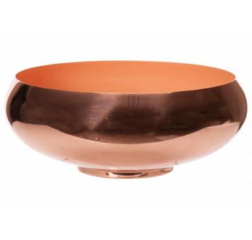 Bowl Koraal D29,5xh11cm Rond Metaal Koper  Cosy @ Home