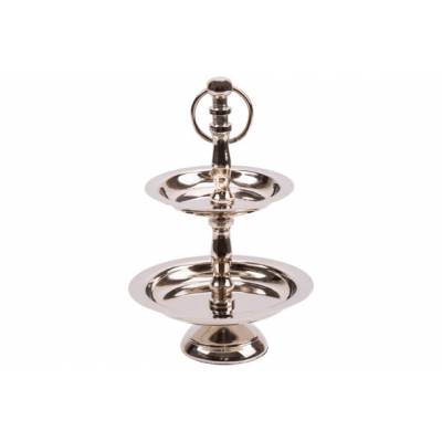 Etagere Zilver D10,5xh10,5cm Rond Metaal   Cosy @ Home