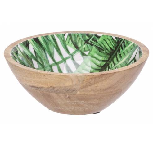 Jungle Schaal Groen 18x18xh7,5cm Ovaal H Out  Cosy @ Home