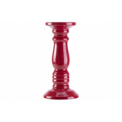 Chandelier Glazed Rouge 14,5x14,5xh30cm Rond Gres  Cosy @ Home