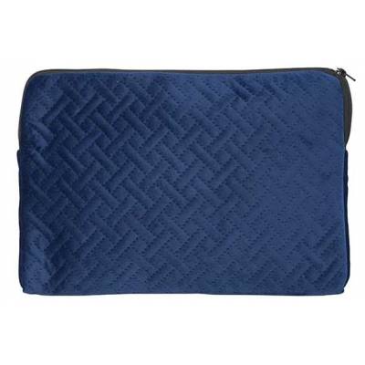 Toiletzak Velvet Cross Nachtblauw 26,5x 19xh1,5cm  Cosy @ Home