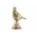 Vogel Crown Goud 12x7xh16,5cm Hout  