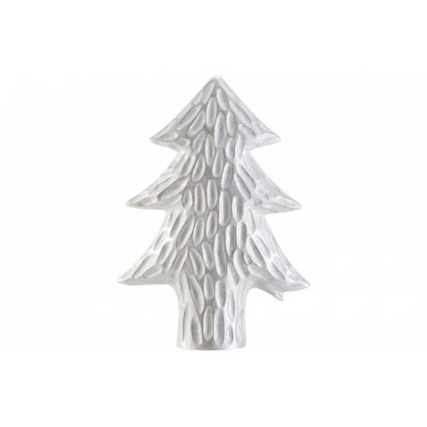 Kerstboom Silver  Creme 7xh30cm Andere Aardewerk 