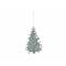 Hanger Kerstboom Glitter Mint 15x10cm Ku Nststof 
