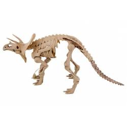 Skelet Dinosaurus Animation 58x17xh25cm Plastiek Incl 3 Lr44 Batt 