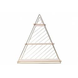 Decorek Triangle Goud D60 47x13,5xh50cm Metaal 