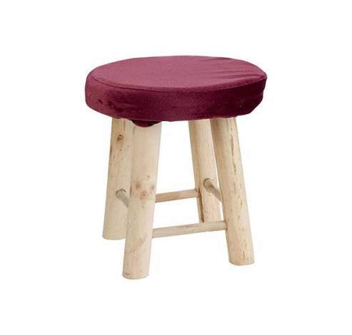 KRUK BORDEAUX 24X24XH24CM ROND HOUT  Cosy @ Home