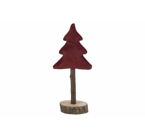 KERSTBOOM BORDEAUX 10X6,5XH22,5CM FLUWEE  Cosy @ Home