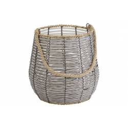 Cosy @ Home MAND NATUUR 26X26XH26CM ROND RIET 