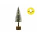 Kerstboom Snowy Led Groen 7x7xh27cm Kunststof Incl 3 Lr44 Batt 