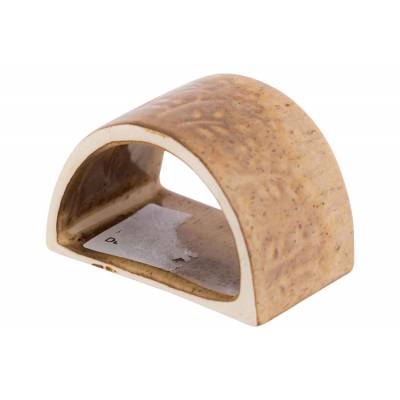 Servetring Glazed Beige 5,5x3,5xh3,5cm R Ond Aardewerk 