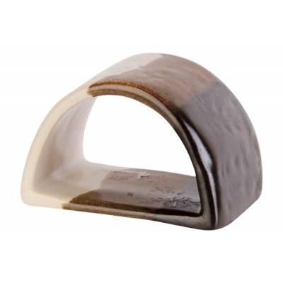 Servetring Mixed Glazes Multi-kleur 5,5x 3,5xh3,5cm Rond Aardewerk 