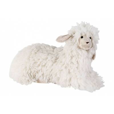 Mouton Wool Blanc 37x19xh20cm Foam   Cosy @ Home