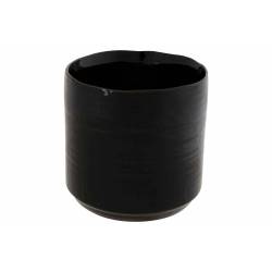 Bloempot Zwart 11x11xh10,5cm Cilind Risch Aardewerk 
