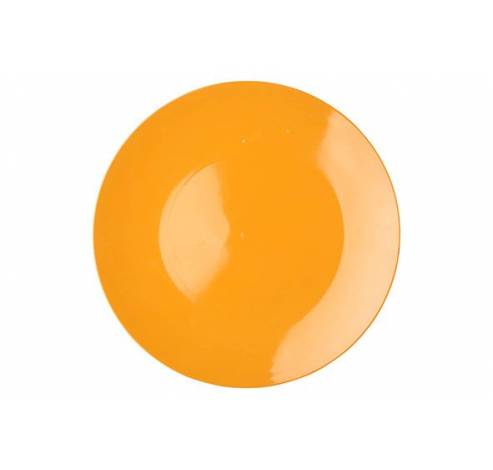 BORD GLOSSY ORANJE 40X40XH2CM KUNST  Cosy @ Home