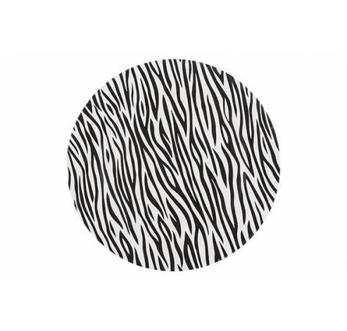 Bord Zebra Zwart-wit 33x33xh2cm Kunststo F  Cosy @ Home