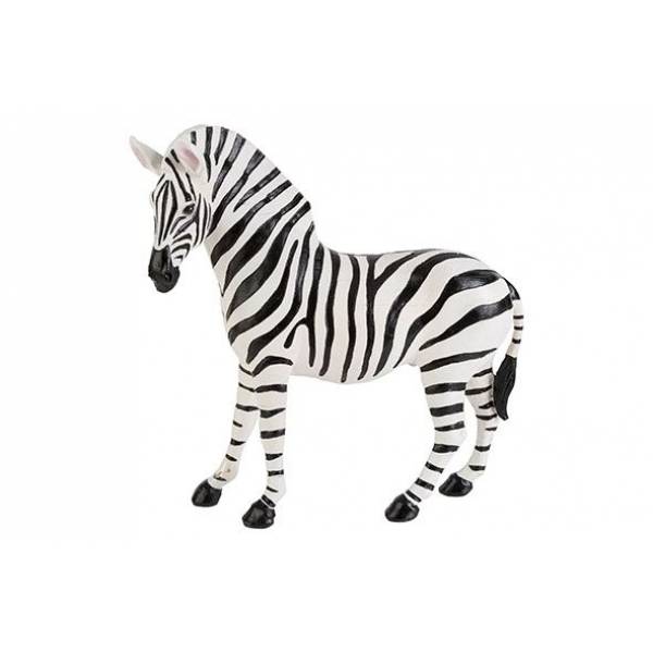 Zebra Zwart-wit 28x11xh30,5cm Aardewerk  
