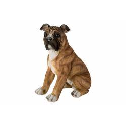 Hond Dog Bruin 35x23xh41cm Polyresin  