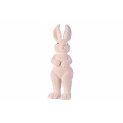 Cosy @ Home Lapin Flocked Rose 12x12xh43cm Plastic  